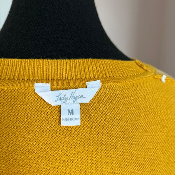 Cotton Blend Chevron Cardigan - Picture 7 of 12